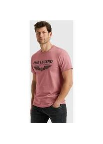PME-Legend T-Shirt PME LEGEND, Damen, Gr. L, rosa (rose wine), Jersey, Obermaterial: 95% Baumwolle, 5% Elasthan, schmal normal, Rundhals, eingesetzt B&uuml;ndchen, Shirts T-Shirt, klassischer Rundhalsausschnitt