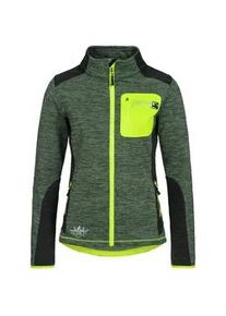 Strickfleecejacke DEPROC ACTIVE "WHITECOURT Waffelfleece WOMEN", Damen, Gr. 46 (L), gr&uuml;n, 96% Polyester; 4% Elasthan, figurbetont, mit innenliegendem Gummizug, Jacken Sportbekleidung Outdoorbekleidung Fleecejacke &Uuml;bergangsjacke, auch in Gro&szlig;en Gr&ouml;&szlig;en erh&auml;ltlich