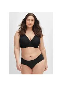 B&uuml;gel-BH sheego, Damen, Gr. 110, Cup G, schwarz, 85% Polyamid, 15% Elasthan, BHs B&uuml;gel-BH