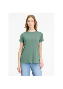 Kurzarmshirt Ragwear "ADORI B", Damen, Gr. M, gr&uuml;n (baltic), Jersey, Obermaterial: 60% Baumwolle, 40% Polyester, bestickt, regular fit normal, Rundhals, Shirts