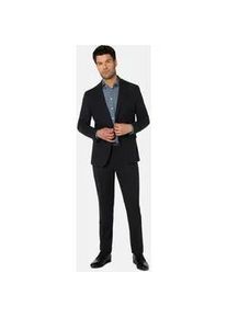Anzug Thomas Goodwin "Anzug", Herren, Gr. 106, Schlankgr&ouml;&szlig;en, navy, 53% Polyester, 43% Wolle, 4% Elasthan, unifarben, regular fit, Anz&uuml;ge, im Modern-Fit, 10105-0-3328