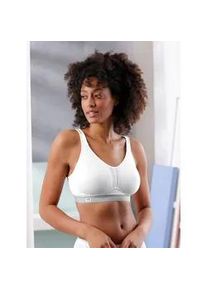 Entlastungs-BH, Damen, Gr. 90, Cup B, wei&szlig;, 76% Baumwolle, 17% Polyamid, 7% Elasthan, BHs Entlastungs-BH