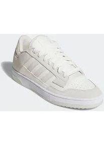 Sneaker Adidas SPORTSWEAR "RAPID COURT LOW", Damen, Gr. 44,5, wei&szlig; (orbit grau, cloud wei&szlig;, cloud wei&szlig;), Leder, Synthetik, Schuhe Sneaker