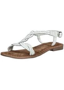 Riemchensandale Lazamani "Lazamani Sandalen Leder", Damen, Gr. 38, wei&szlig;, Leder, Schuhe Riemchensandale