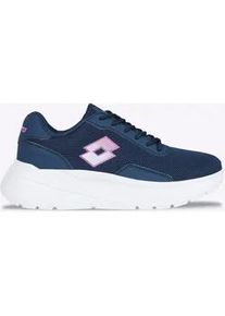 Sneaker Lotto "VIGORTIV", Damen, Gr. 42, blau (navy, violet), Synthetik, Schuhe Sneaker