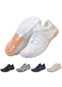 Barfu&szlig;schuh DOTALES "Flowstep Barfu&szlig;schuhe Damen & Herren, Flowstep Barfu&szlig;schuhe", Damen, Gr. 36, Normalschaft, wei&szlig; (wei&szlig;, rosa), Synthetik, Textil, Schuhe Barfu&szlig;schuh Schn&uuml;rschuh, Minimalschuhe