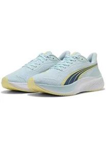 Laufschuh Puma "POUNCE LITE", Damen, Gr. 40,5, sea glass, fizzy light, schwarz indigo, Textil, Schuhe Laufschuh, mit PROTREAD Gummilaufsohle, mit SOFTFOAM+ D&auml;mpfungstechnologie