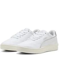 Sneaker Puma "COURT LALLY DAYINIGHT", Damen, Gr. 42, wei&szlig; (Puma wei&szlig;, Puma wei&szlig;, Puma silber), Synthetik, Schuhe Sneaker