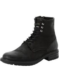 Pantofola d'Oro Winterboots PANTOFOLA D ́ORO "CAMPIGLIO HIGH", Damen, Gr. 42, schwarz, Leder, Schuhe Winterboots, rutschfeste Gummilaufsohle, Schaftform hoch, Schn&uuml;rung, aus Leder