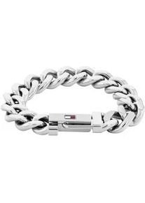 Armband Tommy Hilfiger "WILD", silber (edelstahlfarben), Armb&auml;nder, Herren, 19cm, Edelstahl, Armband, mit Emaille