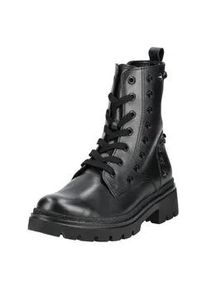 Schn&uuml;rstiefelette Gabor COMFORT "Gabor Comfort Stiefelette Glattleder", Damen, Gr. 40, schwarz, Glattleder, Schuhe Schn&uuml;rstiefelette