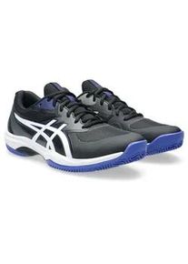 Tennisschuh asics "GAME FF CLAY", Herren, Gr. 42, schwarz-wei&szlig; (schwarz, wei&szlig;), Synthetik, Schuhe, Sandplatzschuhe f&uuml;r Aschepl&auml;tze