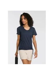 T-Shirt Killtec "KOS 46 WMN TSHRT", Damen, Gr. 44, blau (nachtblau), Obermaterial: 93% Polyester, 7% Elasthan, Shirts T-Shirt