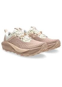 Trailrunningschuh asics "GEL-TRABUCO 13", Damen, Gr. 38, grau (dusty steppe, rainstorm grau), Textil, Schuhe