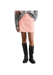 Marc O'Polo Webrock MARC O'POLO DENIM "aus elastischem Organic Cotton-Mix", Damen, Gr. S, rosa (rose powder), Obermaterial: 98% Baumwolle, 2% Elasthan, unifarben, normal kurz, R&ouml;cke