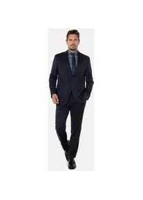 Anzug Thomas Goodwin "Anzug", Herren, Gr. 27, Untersetztgr&ouml;&szlig;en, blau (navy), 100% Wolle, unifarben, regular fit, Anz&uuml;ge, im Modern-Fit