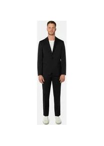 Anzug Thomas Goodwin "Anzug", Herren, Gr. 27, Untersetztgr&ouml;&szlig;en, schwarz, 100% Wolle, unifarben, regular fit, Anz&uuml;ge, im Modern-Fit