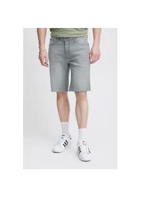 Shorts Blend "BHTWISTER-denimshorts", Herren, Gr. 3XL, N-Gr, denim lightgrau, 23, Web, Obermaterial: 98% Baumwolle, 2% Elasthan, Abriebeffekte, regular fit knielang, Hosen Shorts