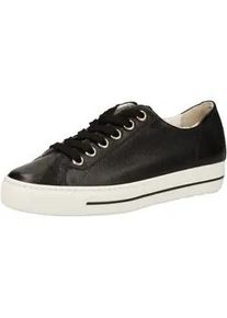 Sneaker Paul Green "Paul Green Sneaker Glattleder", Damen, Gr. 40, schwarz, Glattleder, Schuhe Sneaker