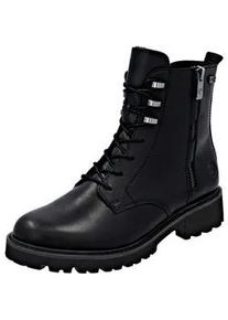 Schn&uuml;rstiefelette Remonte, Damen, Gr. 37, schwarz, Leder, unifarben, Schuhe Schn&uuml;rstiefelette, Schn&uuml;rboots, Stiefelette mit wasserabweisender TEX-Membran, Topseller