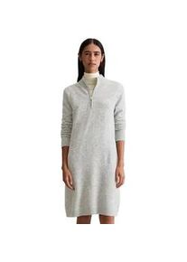 Marc O'Polo Strickkleid MARC O'POLO DENIM "aus softem Schurwolle-Mix", Damen, Gr. M, Normalgr&ouml;&szlig;en, stone melange, Obermaterial: 72% Schurwolle, 26% Polyamid, 2% Elasthan, unifarben, knielang, Rippb&uuml;ndchen, Kleider Strickkleid