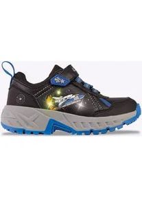Sneaker Lotto "REKATO K", Damen, Gr. 35, blau (schwarz, blau), Synthetik, Schuhe Sneaker, mit coolem Blinkeffekt