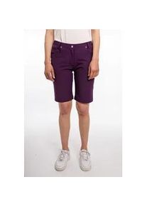 Bermudas DEPROC ACTIVE "KENORA URBAN Short & kurze Hose", Damen, Gr. 36/38 (M), Normalgr&ouml;&szlig;en, lila, 97% Polyester; 3% Elasthan, Hosen Bermudas, In melierter Optik