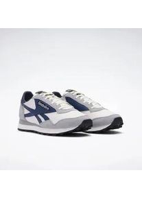 Sneaker Reebok CLASSIC "AZTEC II", Herren, Gr. 45,5, grau 3, chalk, vector navy, Leder, Synthetik, Textil, Schuhe Sneaker