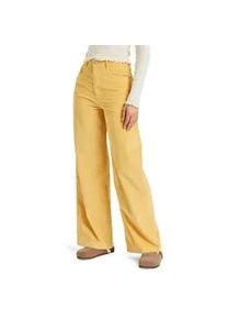 Outdoorhose Roxy "Surf On Cloud Cord", Damen, Gr. 27S, ochre, Obermaterial: 100% Walkfrottier;, Hosen Outdoorhose