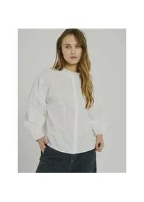 Blusentop NORR "NORR Shirt Lilo", Damen, Gr. 38, wei&szlig;, Obermaterial: 100% Baumwolle, Blusen Blusentop
