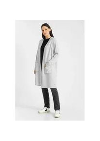 Frieda & Freddies New York Fleecejacke FRIEDA & FREDDIES "Cardigan", Damen, Gr. 40, rauchgrau, 49% Viskose, 27% Polyester, 24% Polyamid, unifarben, regular fit, Rundhals, Jacken Fleecejacke