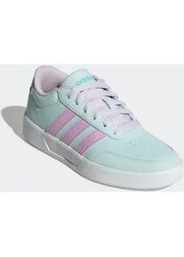 Sneaker Adidas SPORTSWEAR "BREAKNET 3.0 KIDS", Damen, Gr. 38,5, halo mint, bliss lila, mint ton, Synthetik, Schuhe Sneaker, f&uuml;r Kinder & Jugendliche