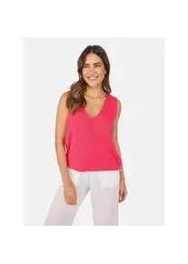 LIEBLINGSST&Uuml;CK T-Shirt LIEBLINGSST&Uuml;CK "AnjuliL", Damen, Gr. 42, 365, rot, 88% Baumwolle, 12% Leinen, normal, Shirts T-Shirt, 88% Baumwolle, 12% Leinen