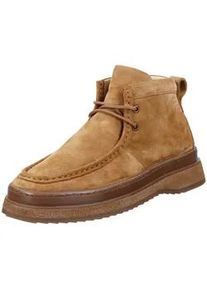 Schn&uuml;rstiefelette Gant "Gant Stiefelette Veloursleder", Herren, Gr. 41, beige (sand), Veloursleder, Schuhe Schn&uuml;rstiefelette