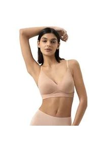 Triangel-BH Mey "Invisibles", Damen, Gr. XL, N-Gr, beige (cream tan), Obermaterial: 77% Polyamid, 23% Elasthan, BHs Triangel-BH, b&uuml;gellos, extra weich, besonders elastisch