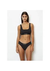 Marc O'Polo Bralette MARC O'POLO "Iconic Rib Bralette", Damen, Gr. L, N-Gr, transparent (schwarz), Single Jersey, Obermaterial: 95% Baumwolle, 5% Elasthan, unifarben, BHs Bralette, weiche Feinripp Qualit&auml;t