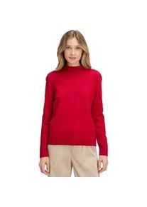 Strickpullover Betty Barclay "Damen mit Stehkragen", Damen, Gr. 36, rot, Strick, Obermaterial: 55% Viskose, 30% Polyester, 15% Polyamid, Basic, gerade normal, Pullover Strickpullover