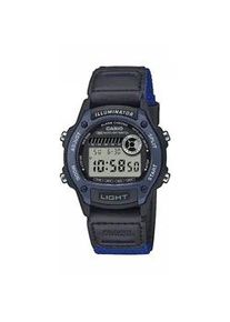 Chronograph, schwarz, blau, schwarz, grau, CASIO TIMELESS COLLECTION, Armbanduhren, Herren, Chronograph, Quarzuhr, Armbanduhr, Damenuhr, Herrenuhr, digital