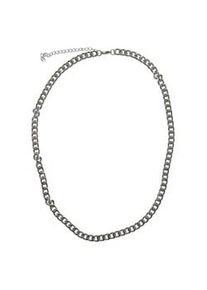 Edelstahlkette Urban Classics "Urban Classics Unisex Long Basic Chain Necklace", silber, Halsketten, Damen, onesize, Eisen, Edelstahlkette