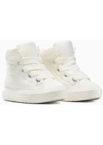 Winterboots Converse "CHUCK TAYLOR ALL STAR ELEMENTS BOOT", Damen, Gr. 38,5, egret, egret, schwarz, Synthetik, Schuhe Winterboots, Winterschuhe, Schn&uuml;rboots, gef&uuml;ttert, wasserabweisend