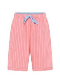 Pyjama CCDK COPENHAGEN "CCDK Copenhagen sleep pants Victoria", Damen, Gr. M, geranium pink stripe, Obermaterial: 100% Baumwolle, Homewear-Sets Pyjama
