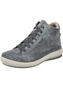 Sneaker Legero "Legero Sneaker Veloursleder", Damen, Gr. 42, grau (mittelgrau), Veloursleder, Schuhe Sneaker