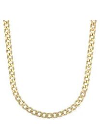 Panzerkette Amor, gelbgoldfarben, Halsketten, Herren, Silber 925 (Sterlingsilber), L: 50 B: 5,3mm, Panzerkette, B:5,3mm