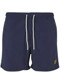 Badeshorts Urban Classics "Urban Classics Herren Block Swim Shorts", Herren, Gr. XS, US-Gr&ouml;&szlig;en, navy, navy, 100% Polyamid, Badehosen Badeshorts