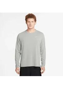 Laufshirt Nike "M NK DF UV MILER TOP LS", Herren, Gr. XL, grau fog, particle grau, reflective silv, Obermaterial: 100% Polyester, normal, Shirts Laufshirt