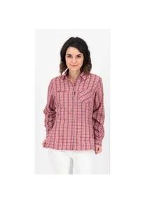 Outdoorhemd DEPROC ACTIVE "PHOENIX LS WOMEN", Damen, Gr. 36 (S), Normalgr&ouml;&szlig;en, rot (rot, check), 100% Polyester, Hemden, auch in Gro&szlig;en Gr&ouml;&szlig;en erh&auml;ltlich