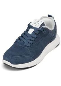 Marc O'Polo Sneaker MARC O'POLO "aus edlem Veloursleder", Herren, Gr. 45, schwarz storm, Obermaterial: 100% Leder (Rind), unifarben, Schuhe Sneaker