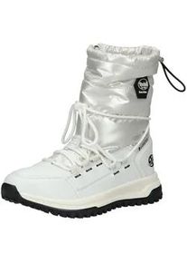 Schn&uuml;rstiefelette Dockers BY GERLI "Dockers by Gerli Stiefelette Textil", Damen, Gr. 38, wei&szlig;, Textil, Schuhe Schn&uuml;rstiefelette