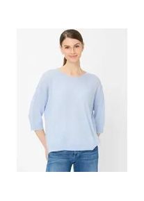 Strickpullover Brax "Style LISA", Damen, Gr. 48, hellblau, Strick, 100% Kaschmir, Rundhals, Pullover Strickpullover