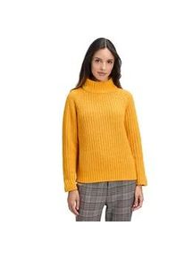 Strickpullover Cartoon "Damen mit Stehkragen", Damen, Gr. 46, orange, Obermaterial: 100% Polyester, figurumspielend normal, Rundhals, Pullover Strickpullover